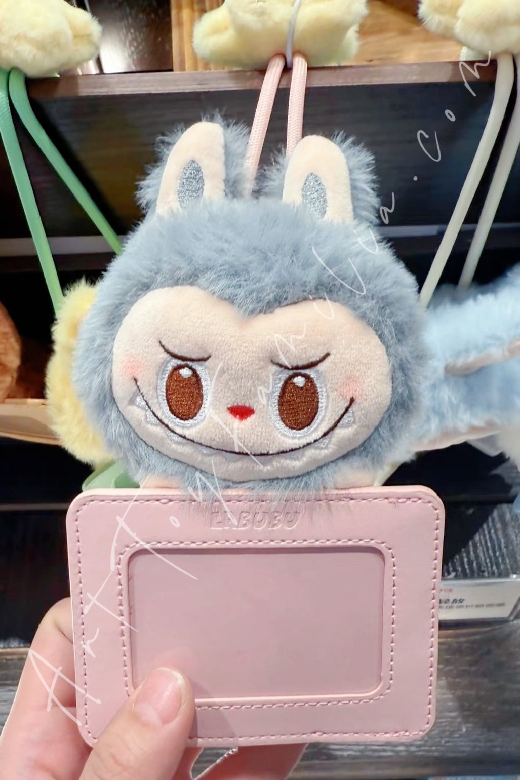The Monsters Labubu Twinkly Fairy Tale Series Sparkly Surprise Plush Card Holder