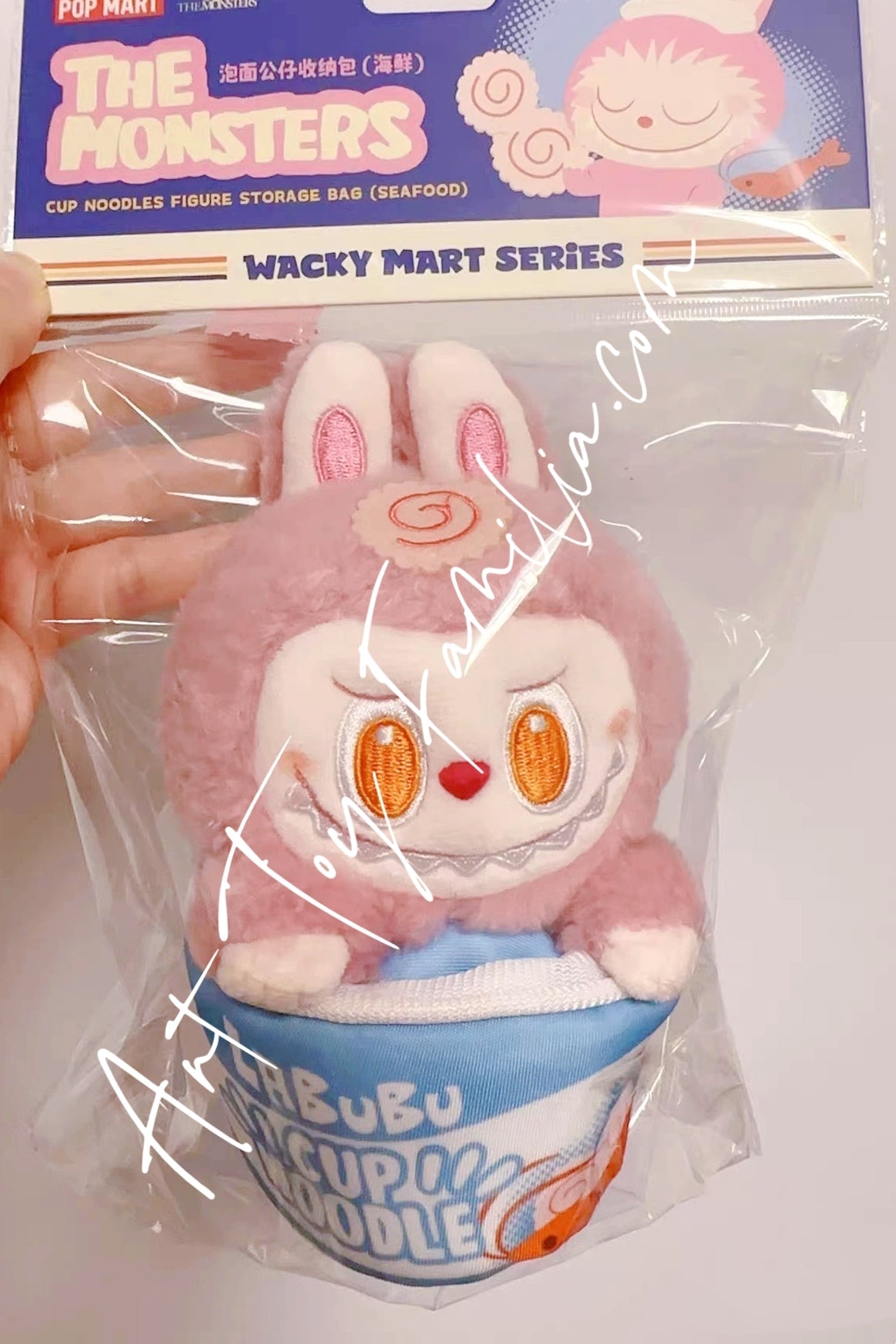 The Monsters Labubu Wacky Mart Series Cup Noodles Figure Storage Bag