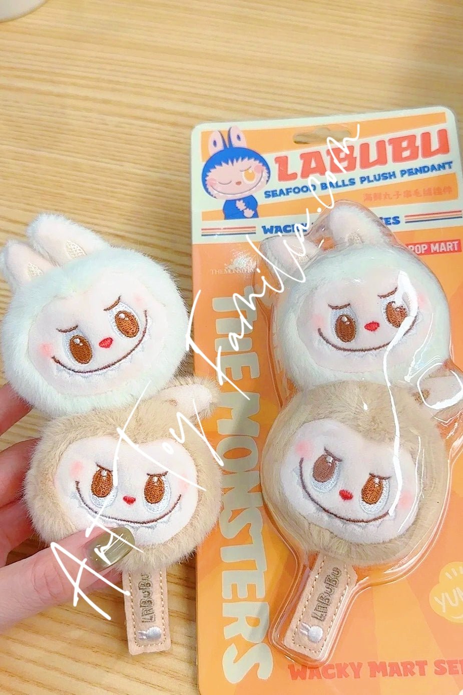 The Monsters Labubu Wacky Mart Series Seafood Balls Plush Pendant