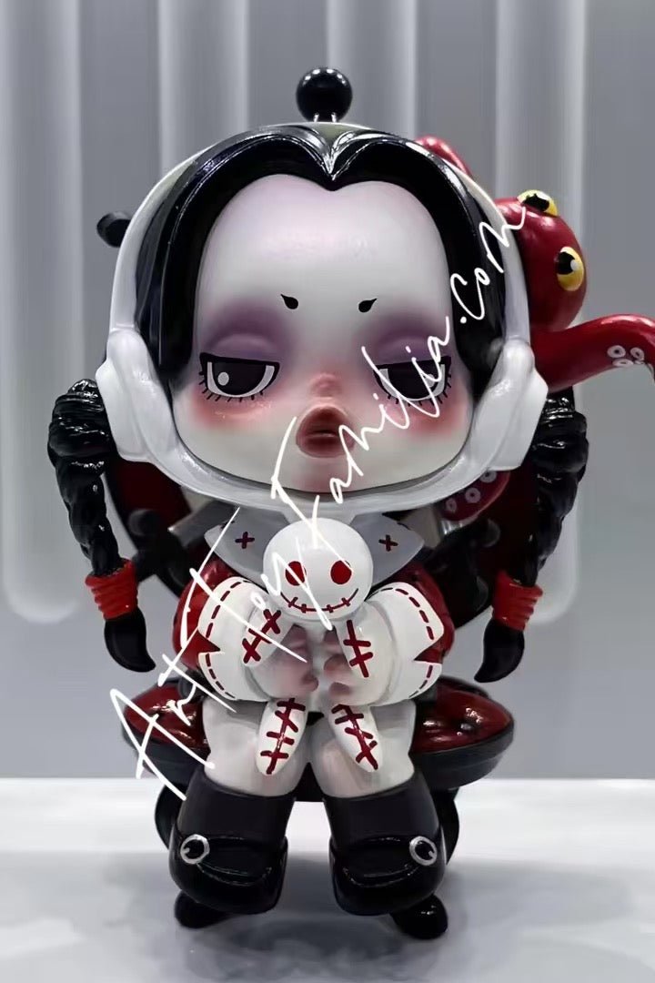 Skullpanda × The Addams Family Series Blind Box Wednesday