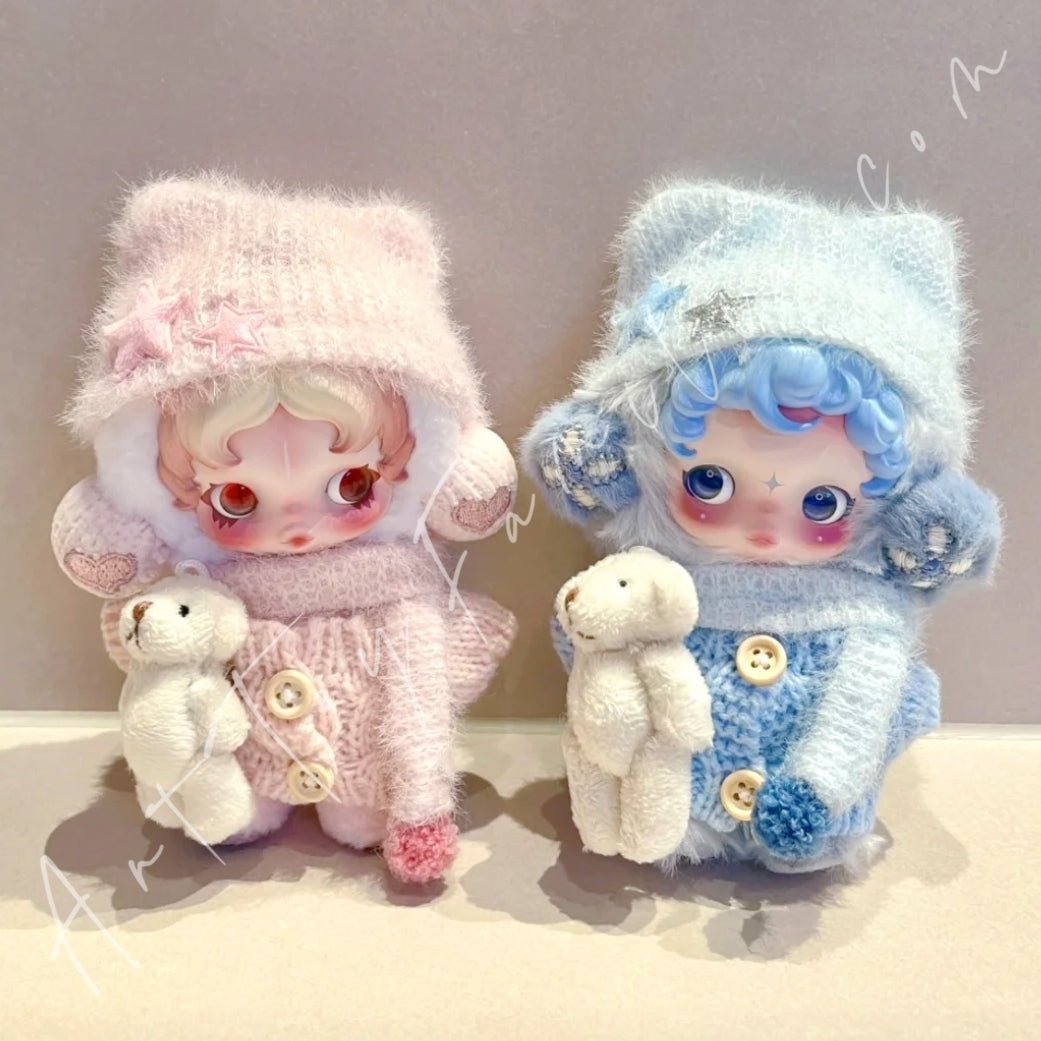 Doll Cloth Fluffy Bear Sweater Set For Skullpanda - 124