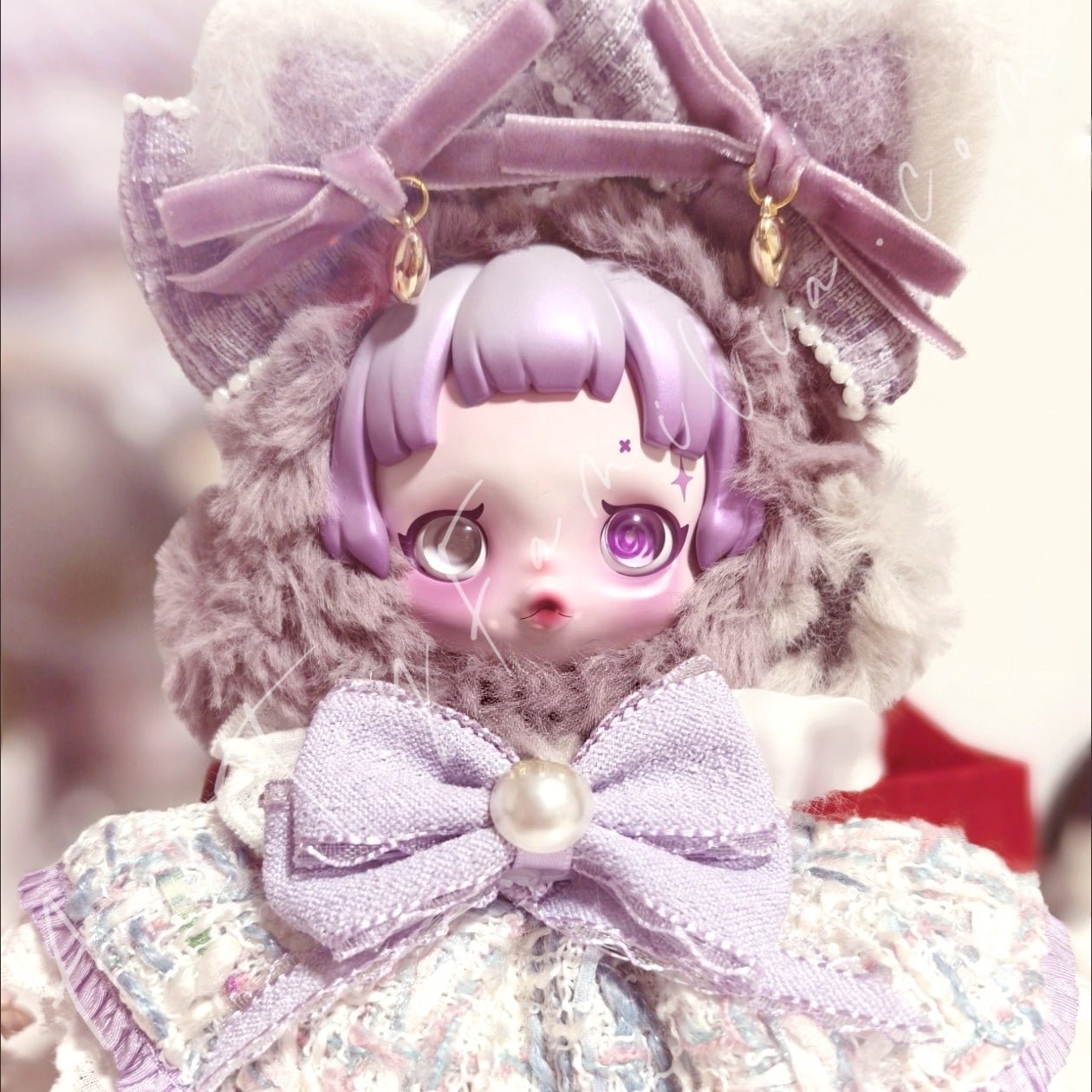 Doll Cloth Lavender Mist Kitten Set For Skullpanda - 133