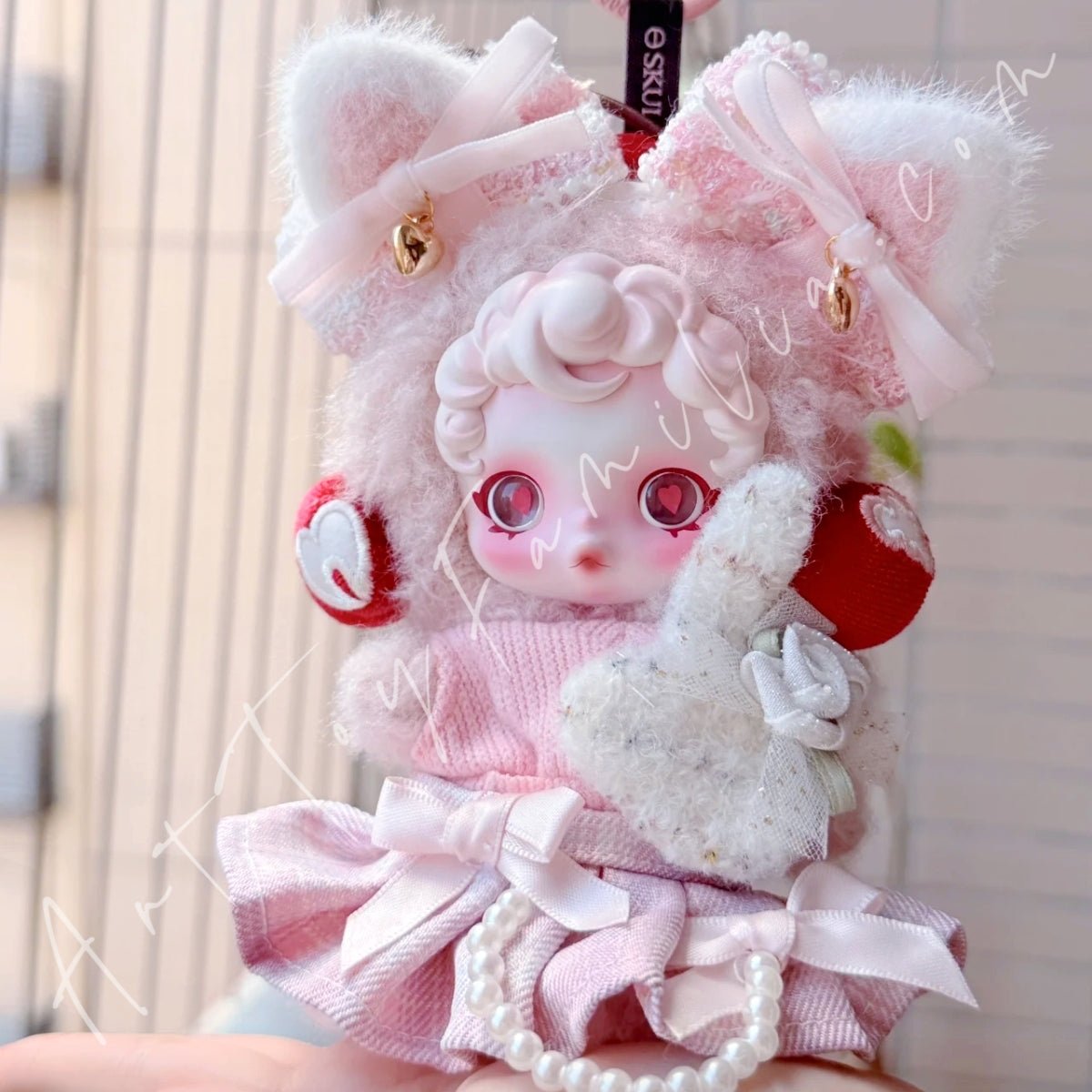 Doll Cloth Peach-Fuzz Kitten Set For Skullpanda - 132
