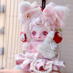 Doll Cloth Peach-Fuzz Kitten Set For Skullpanda - 132
