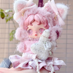 Doll Cloth Peach-Fuzz Kitten Set For Skullpanda - 132