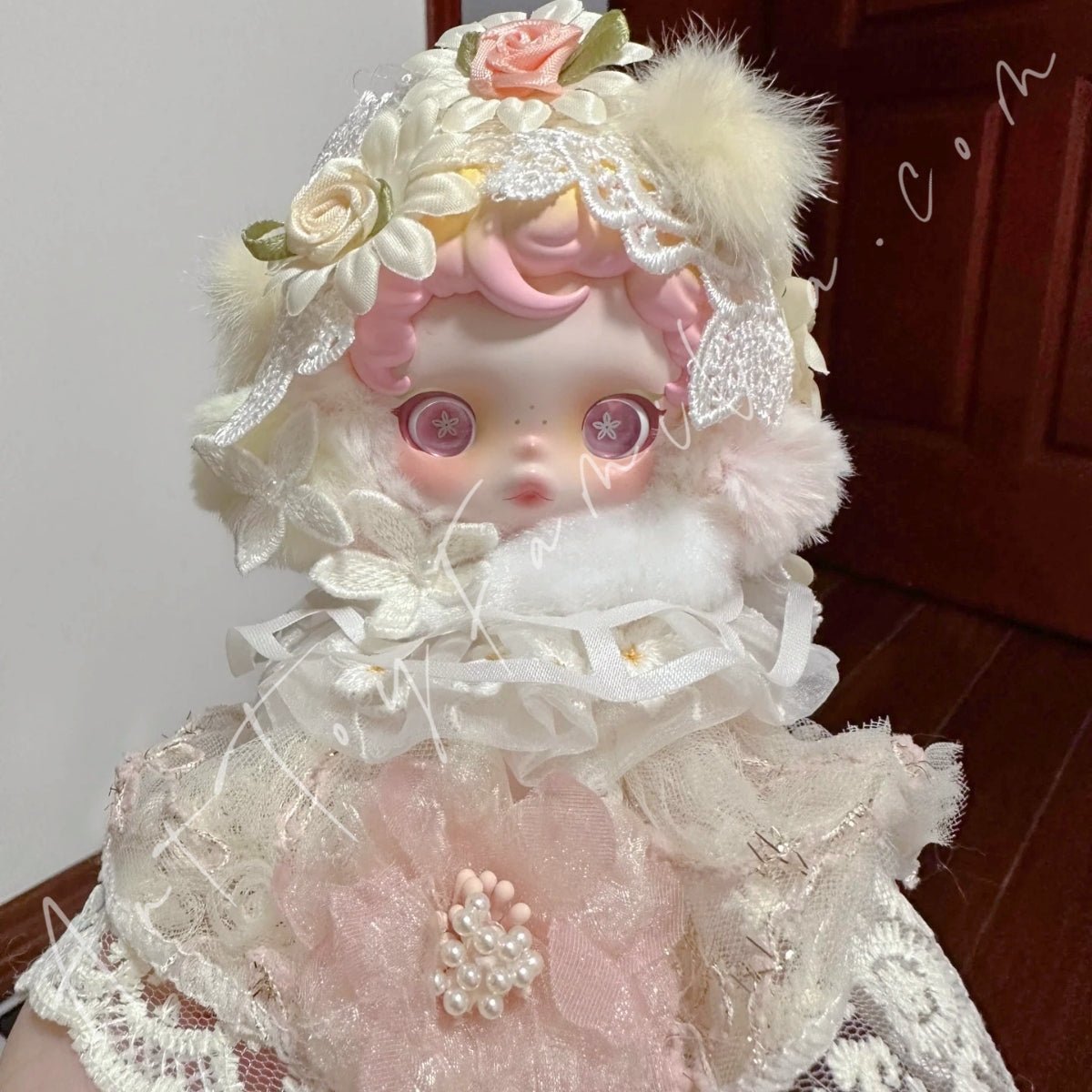 Doll Cloth Pink Snowbloom Set For Skullpanda - 135