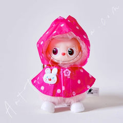 Doll Cloth Mini Colorful Animal Raincoat Set For Labubu - 122