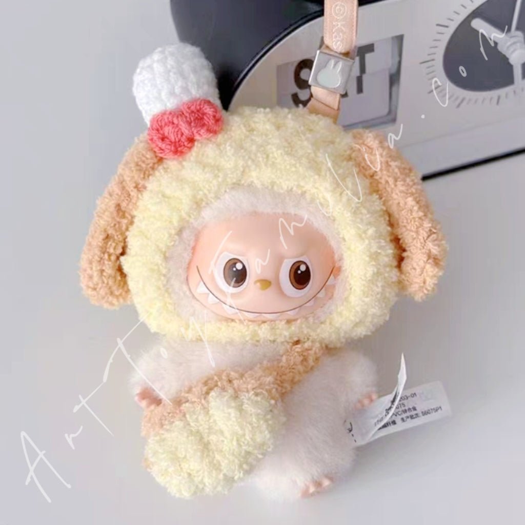 Doll Cloth Mini Sunny Knitwood Set For Labubu - 103