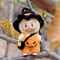 Doll Cloth Pumpkin Witch Set For Labubu - 111