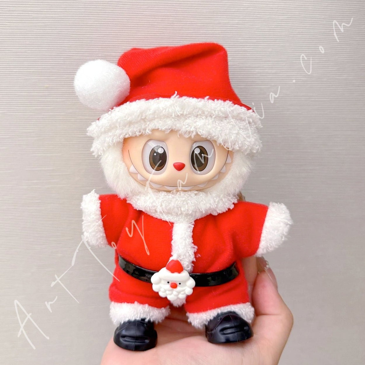 Doll Cloth Santa Claus Set For Labubu - 121