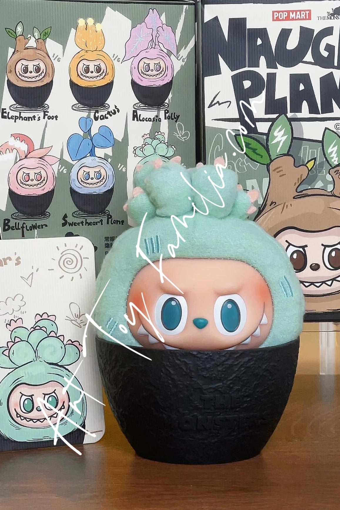 The Monsters Labubu Naughty Plants Vinyl Face Series