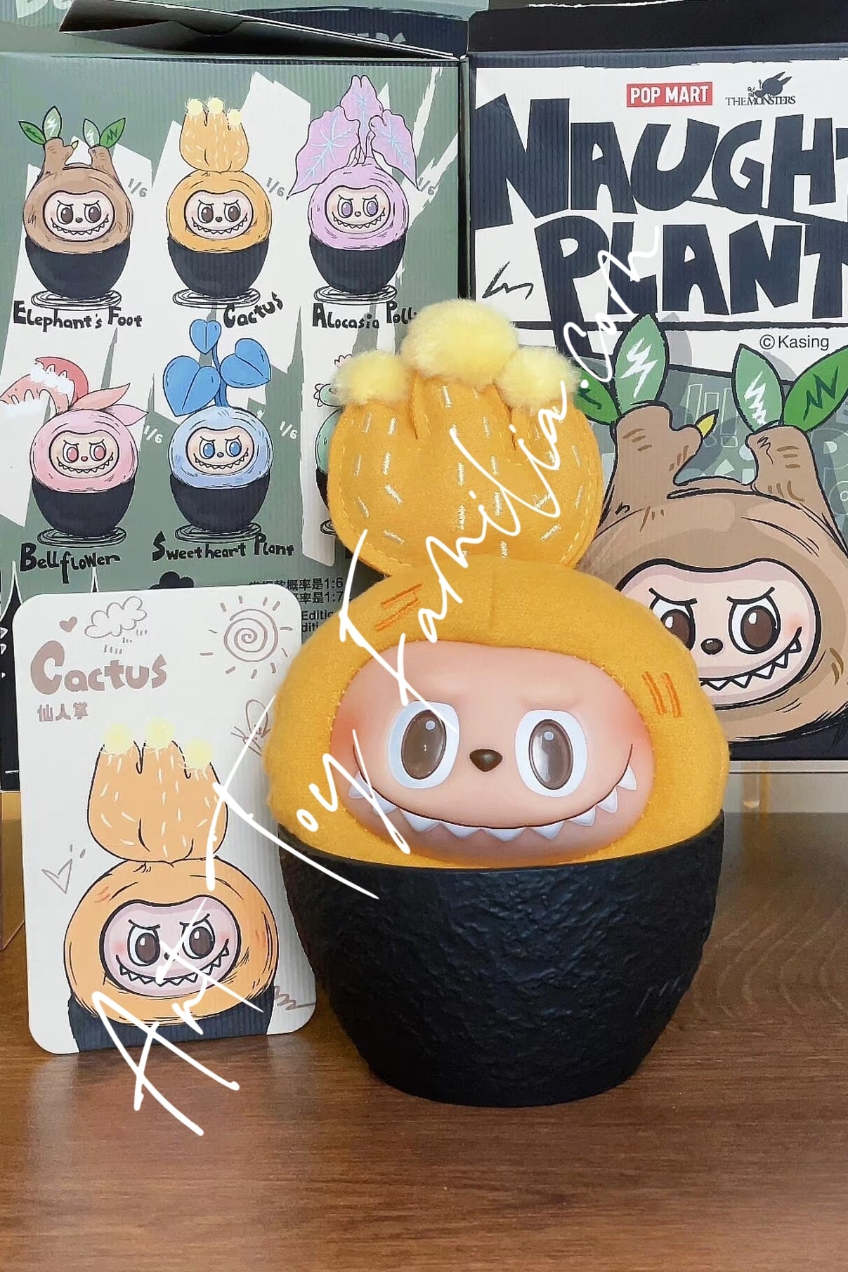 The Monsters Labubu Naughty Plants Vinyl Face Series
