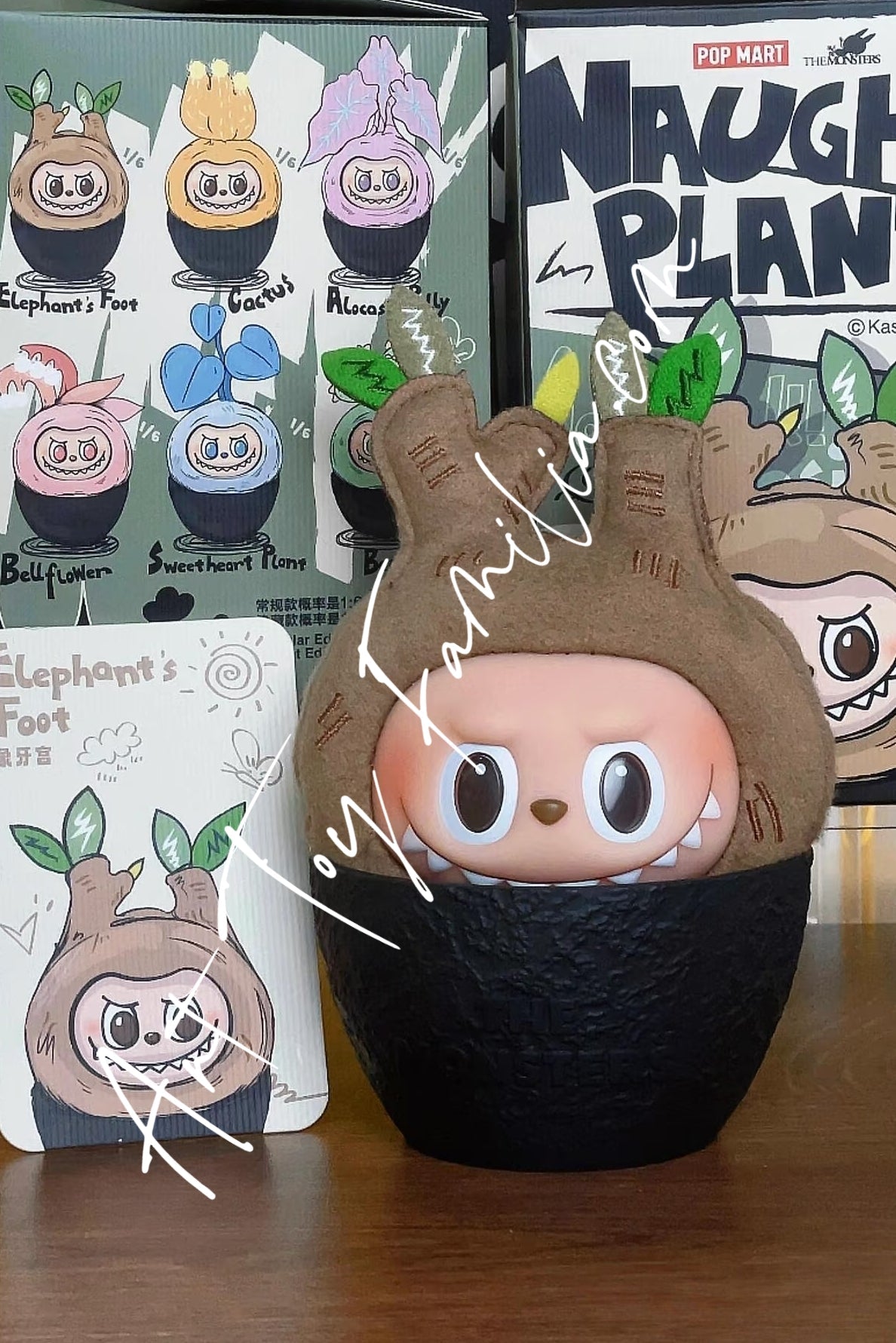 The Monsters Labubu Naughty Plants Vinyl Face Series