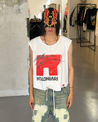 RRR123 R‑Logo Sleeveless Tank Top