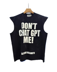 Satoshi Nakamoto Slogan Cut‑Off Tank Top