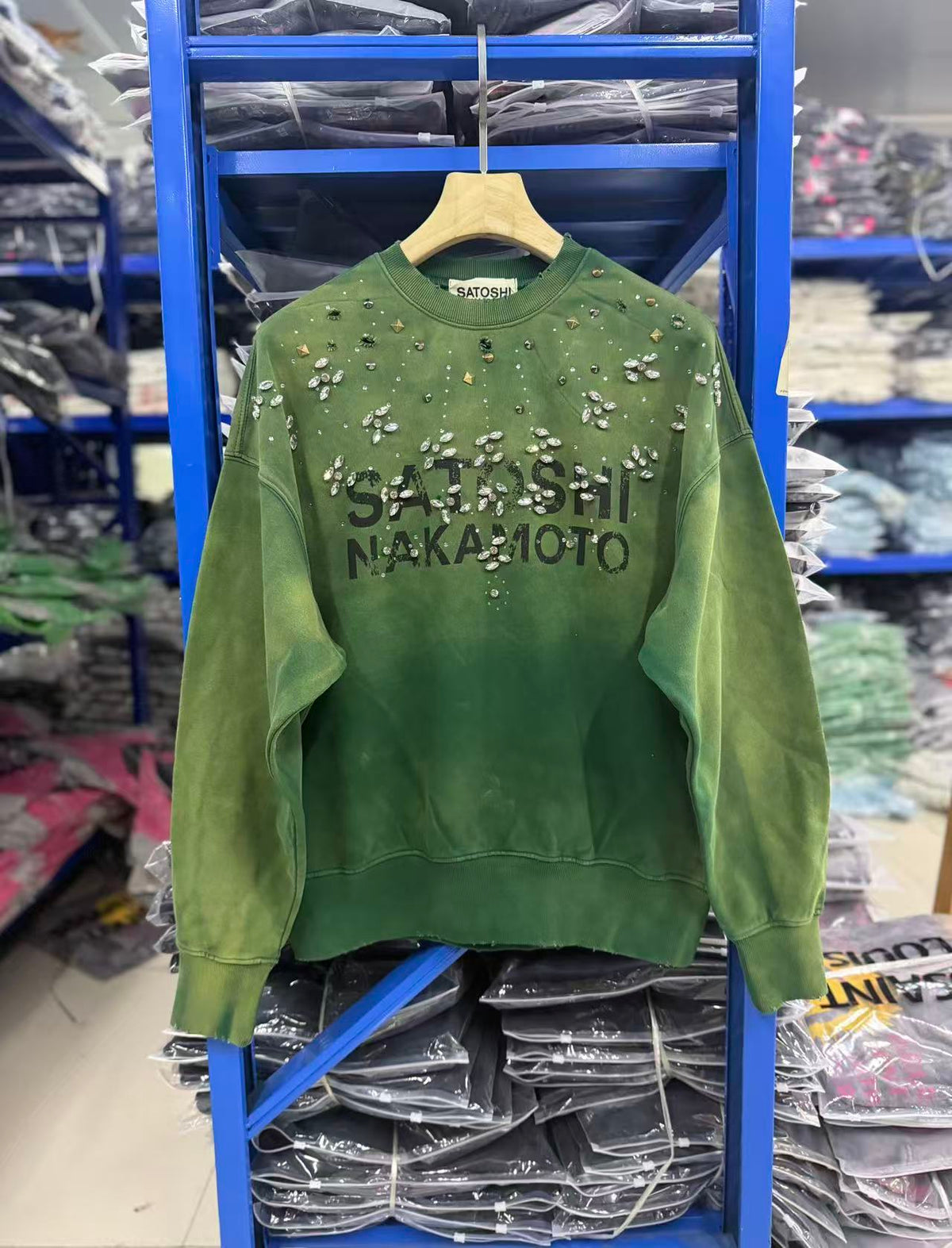 Satoshi Nakamoto Vintage Street Crewneck