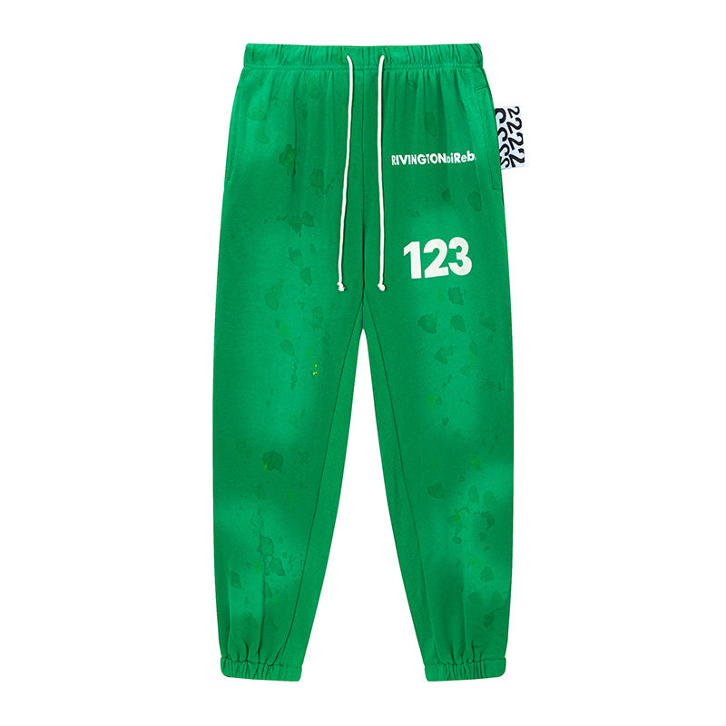 RRR123 Splatter Wash Jogger Pants