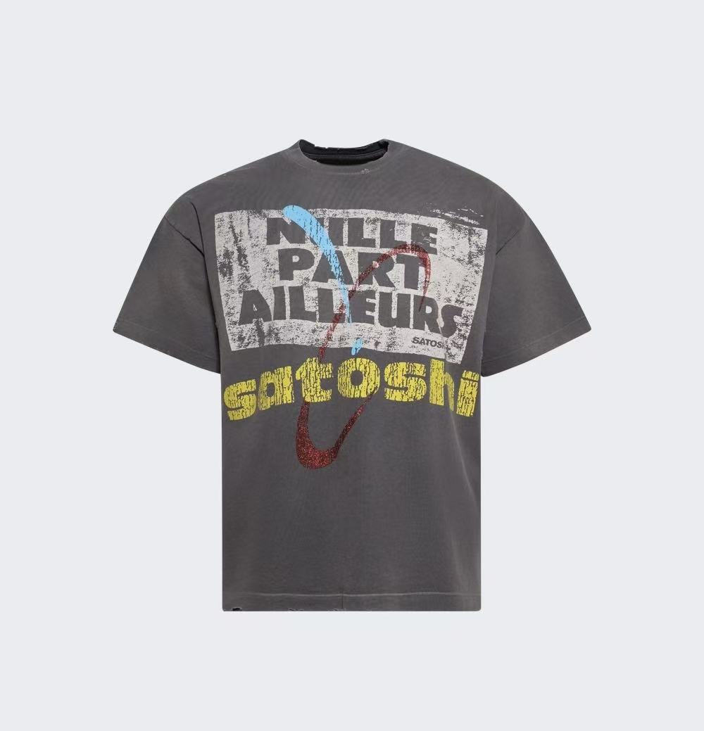 Satoshi Nakamoto Retro Street‑wear Tee