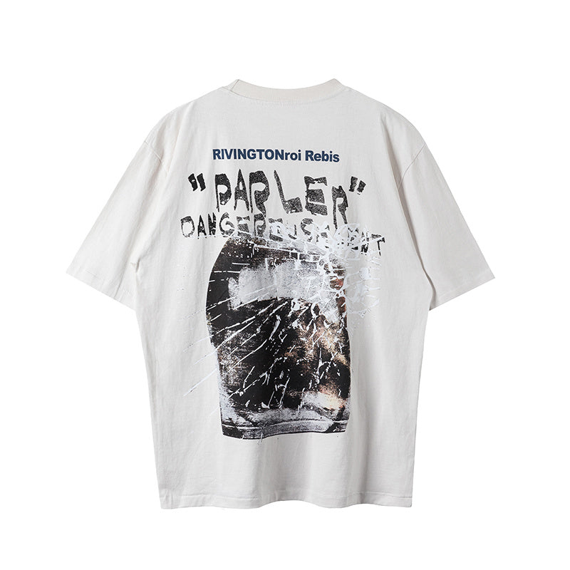 RRR123 Sport‑Style Script T‑Shirt