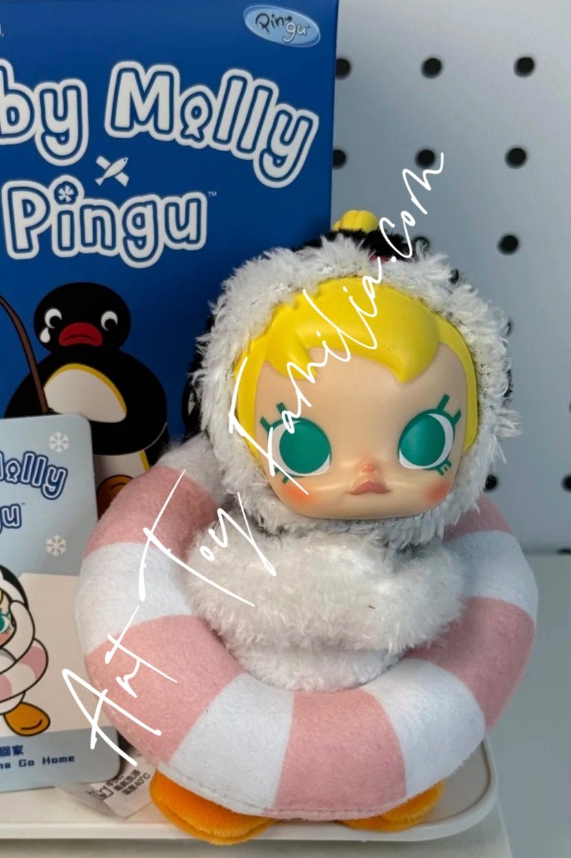 Baby Molly × Pingu Happy Fishing Series-Vinyl Plush Pendant