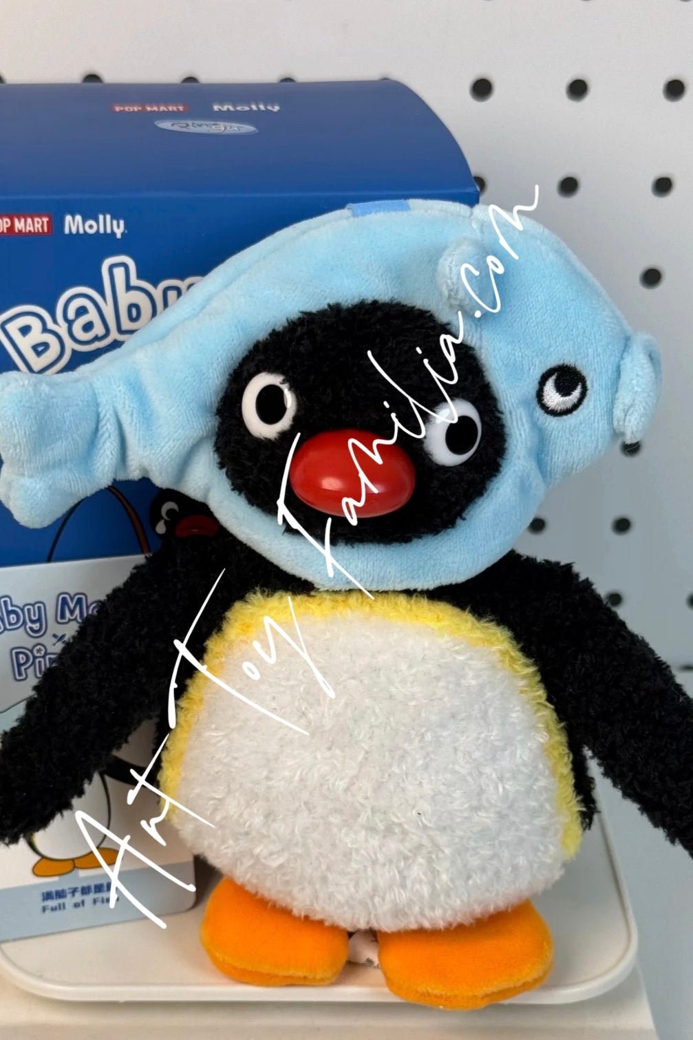 Baby Molly × Pingu Happy Fishing Series-Vinyl Plush Pendant