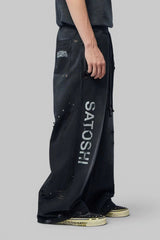Satoshi Nakamoto Vertical Logo Sweat Pants