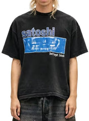 Satoshi Nakamoto Retro Street‑wear Tee