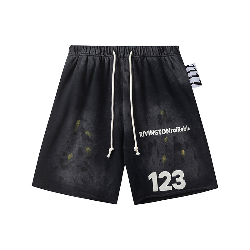 RRR123 Drawstring Casual Sweat Shorts