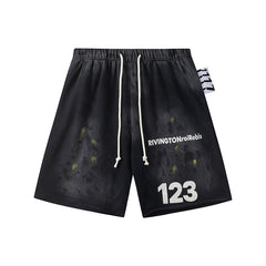 RRR123 Drawstring Casual Sweat Shorts
