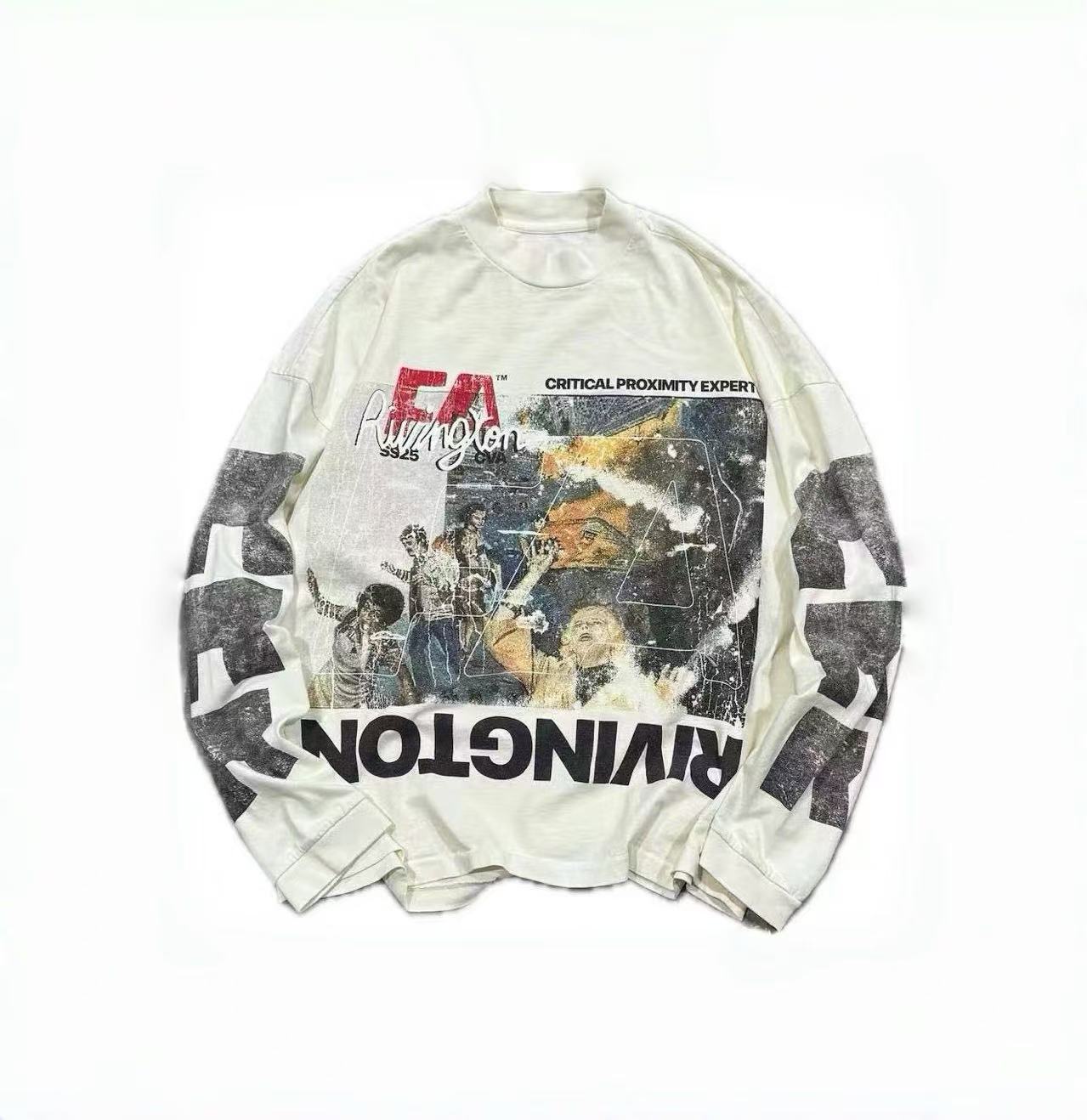 RRR123 Boxy Oversized Street Long‑Sleeve
