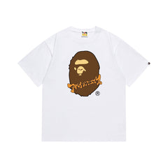 BAPE White Ape Head Graphic T-Shirt