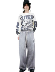 RRR123 Sculpture Graphic Long‑Sleeve Tee