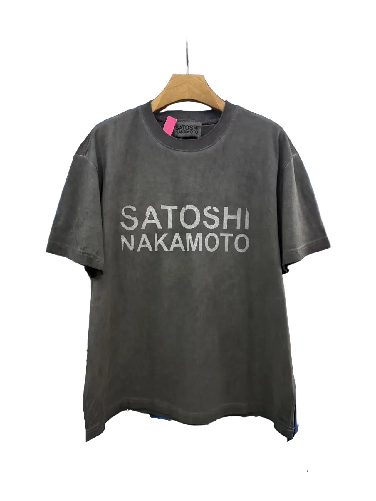 Satoshi Nakamoto Vintage Logo Tee