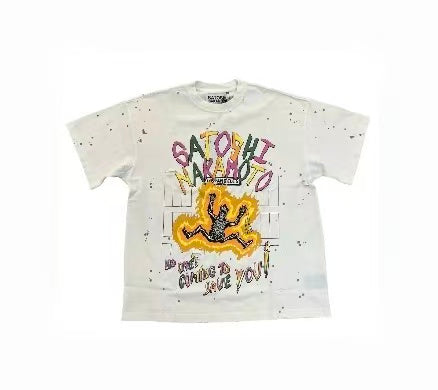 Satoshi Nakamoto Art‑Print Street‑wear Tee
