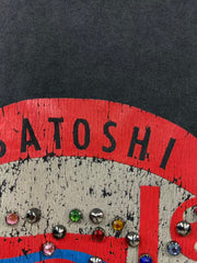 Satoshi Nakamoto Rhinestone Circle Logo Tee