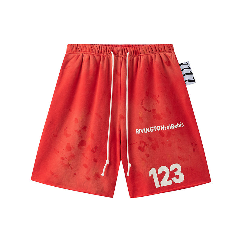 RRR123 Drawstring Casual Sweat Shorts