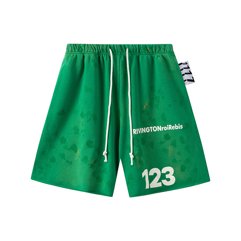 RRR123 Drawstring Casual Sweat Shorts