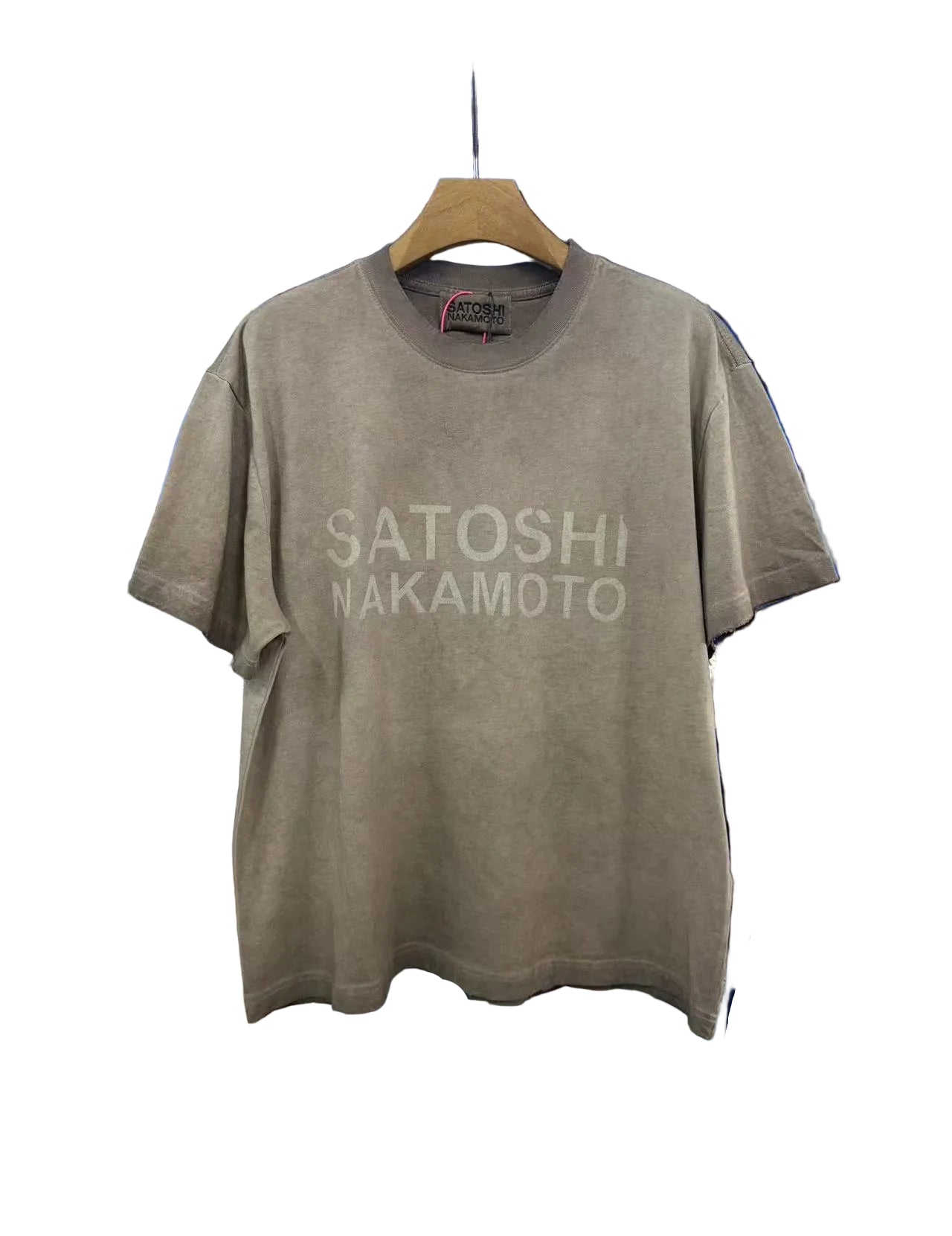Satoshi Nakamoto Vintage Logo Tee