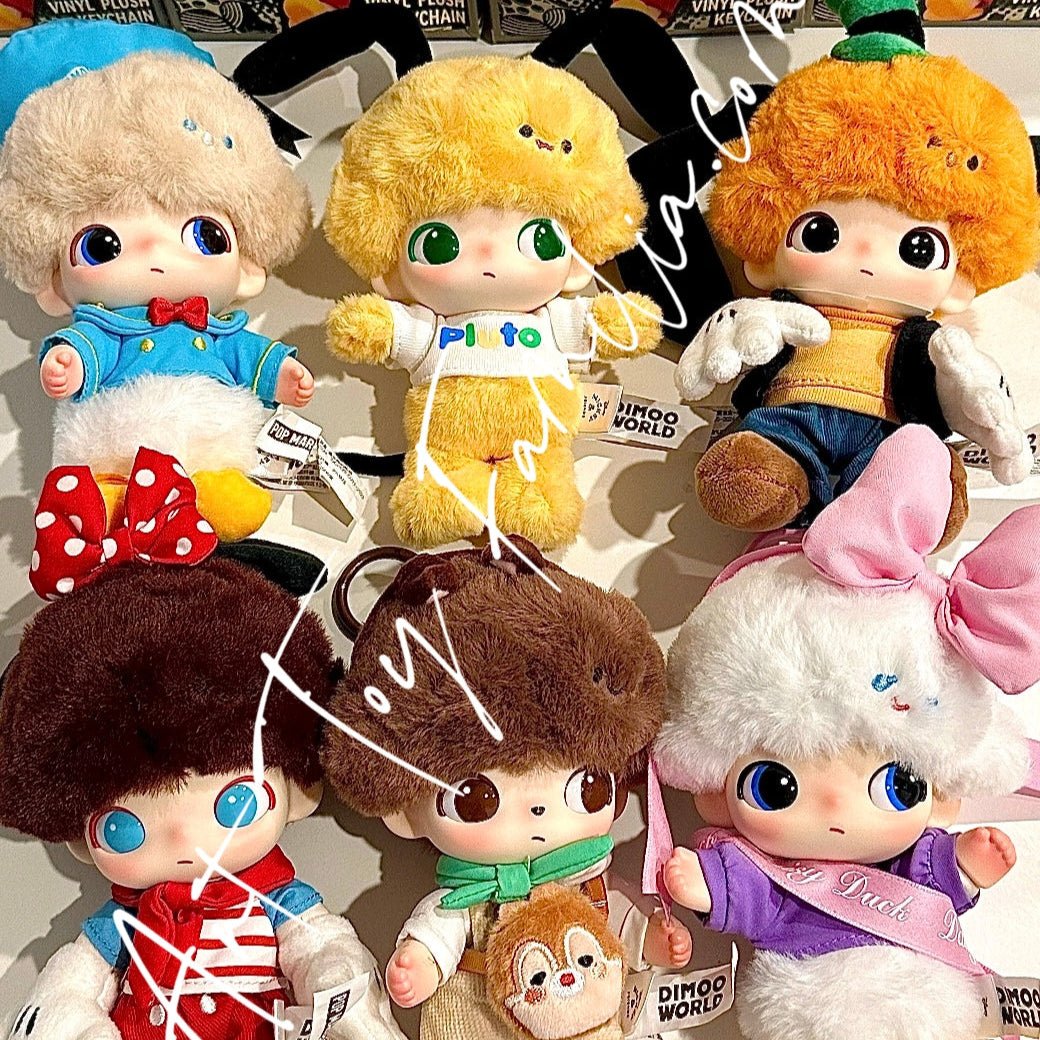 Dimoo World × Disney Series-Vinyl Plush Keychain