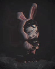 Skullpanda Bunny or Doggy Figurine