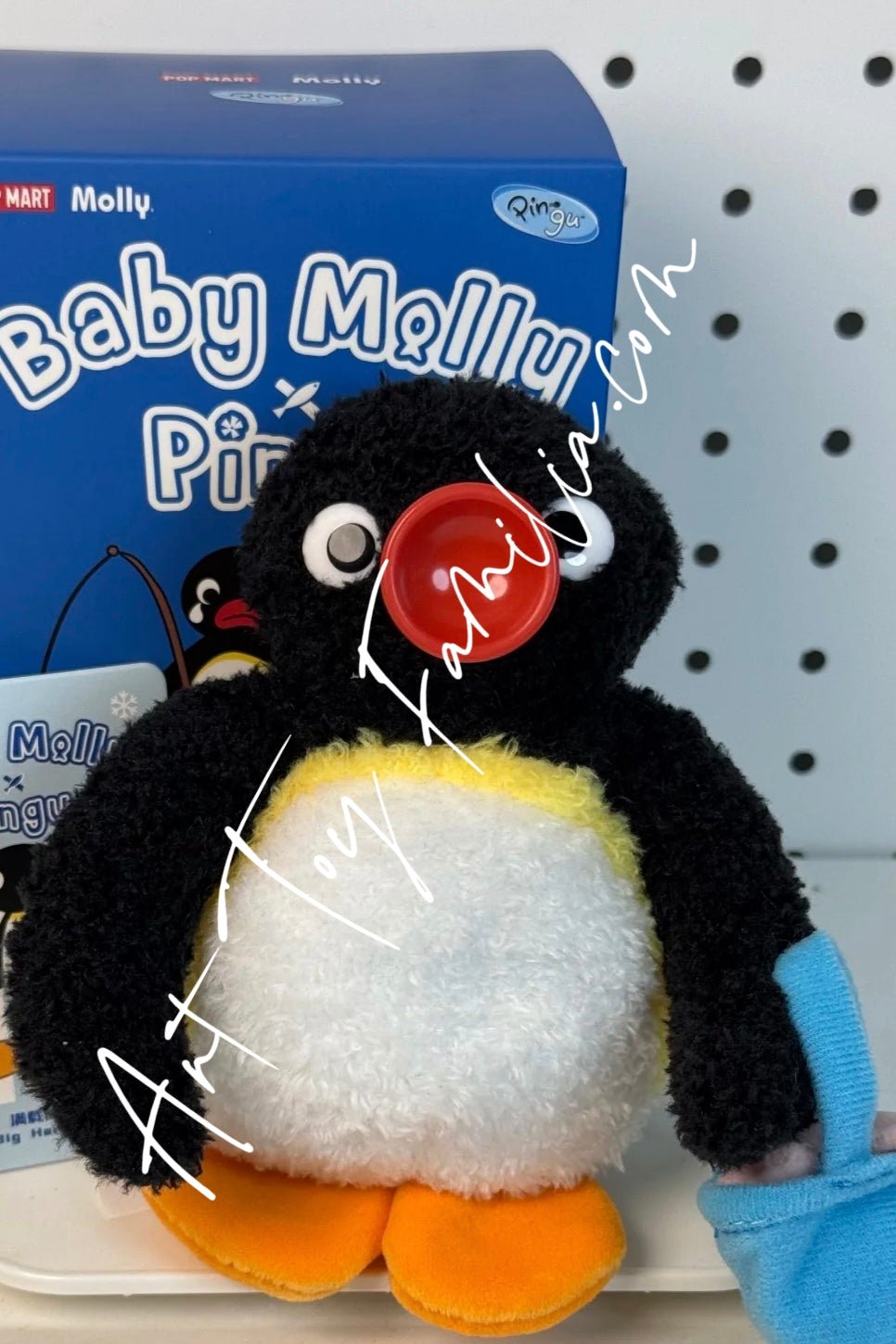 Baby Molly × Pingu Happy Fishing Series-Vinyl Plush Pendant