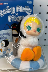 Baby Molly × Pingu Happy Fishing Series-Vinyl Plush Pendant
